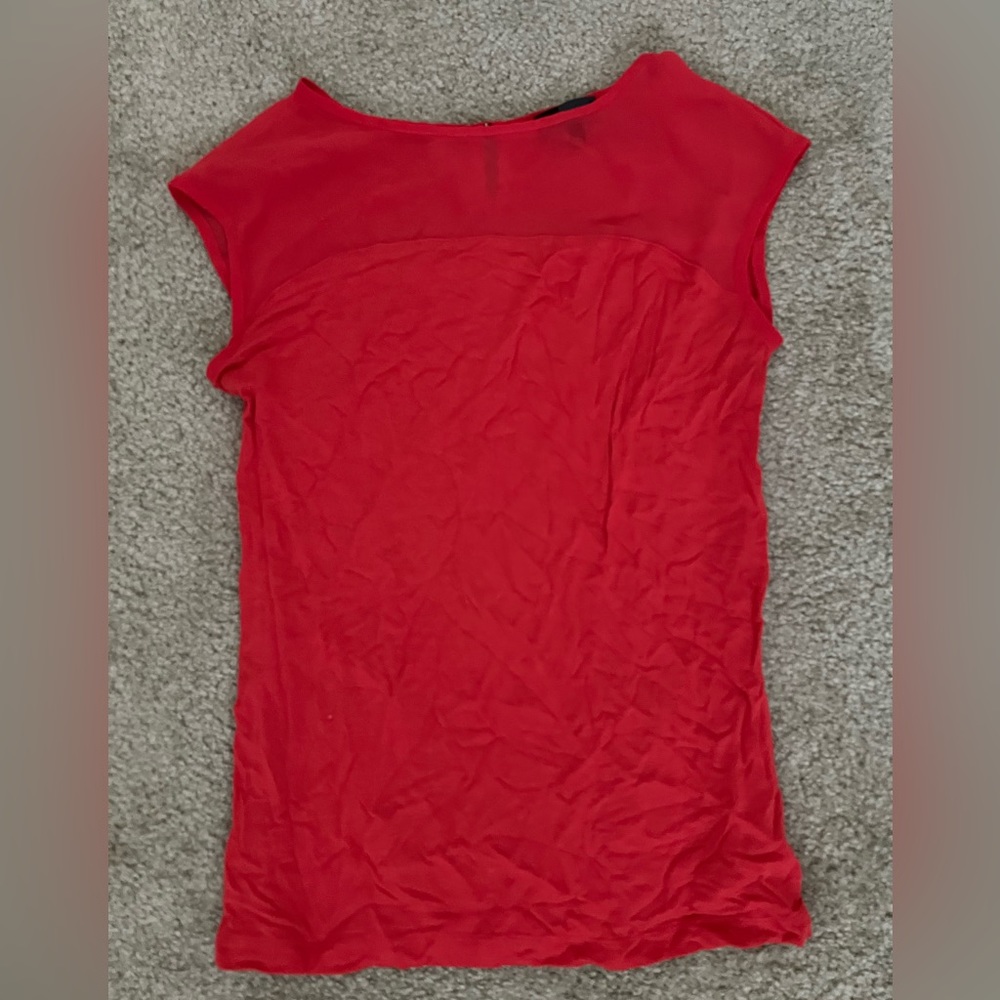 Red blouse